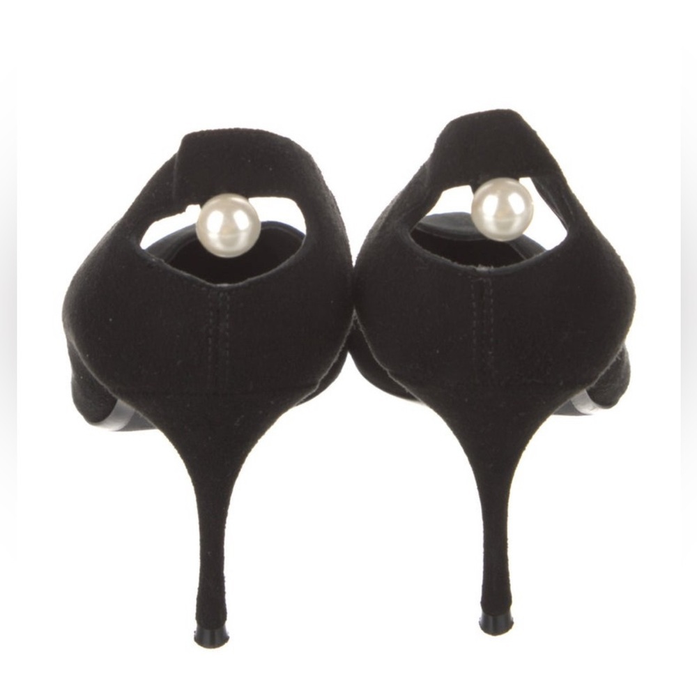 🖤Nicholas Kirkwood Black Suede Pearl Pump🖤 Size 38 - Picture 4 of 5